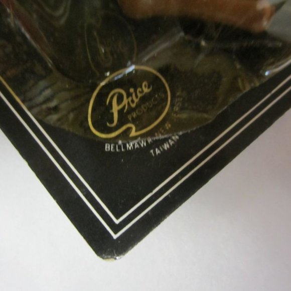 VINTAGE 70'S RED NOSE REINDEER WOODEN ORNAMENT IN ORIGINAL PKG, PRICE PRODUCTS, - Picture 5 of 10